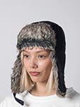 Шапка CHRISTYS арт. TRAPPER csk100429 (синий / черный)